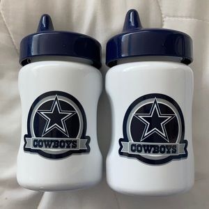 Set of 2 Dallas Cowboys sippy cups